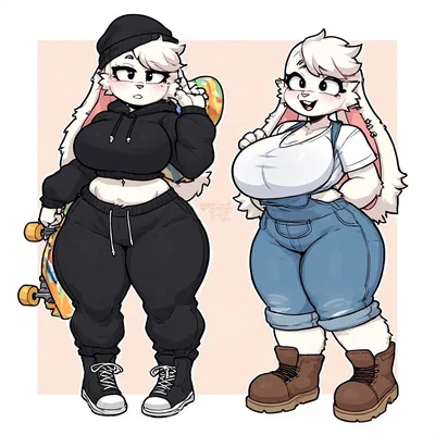 2 cute bunnies