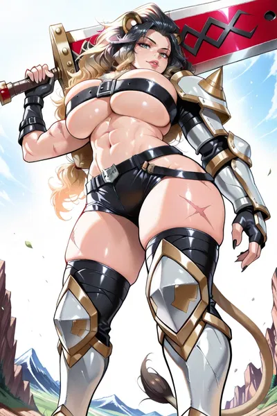 Leandra, One Of The Legendary Swordswomen Is Too Intimidating And No One Will Talk To Her