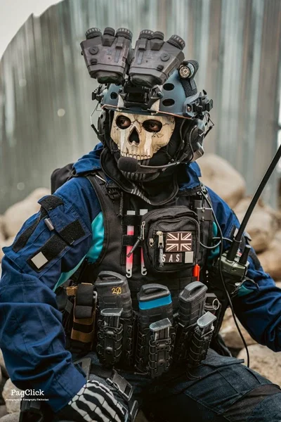 Simon “Ghost” Riley {Call for Duty}