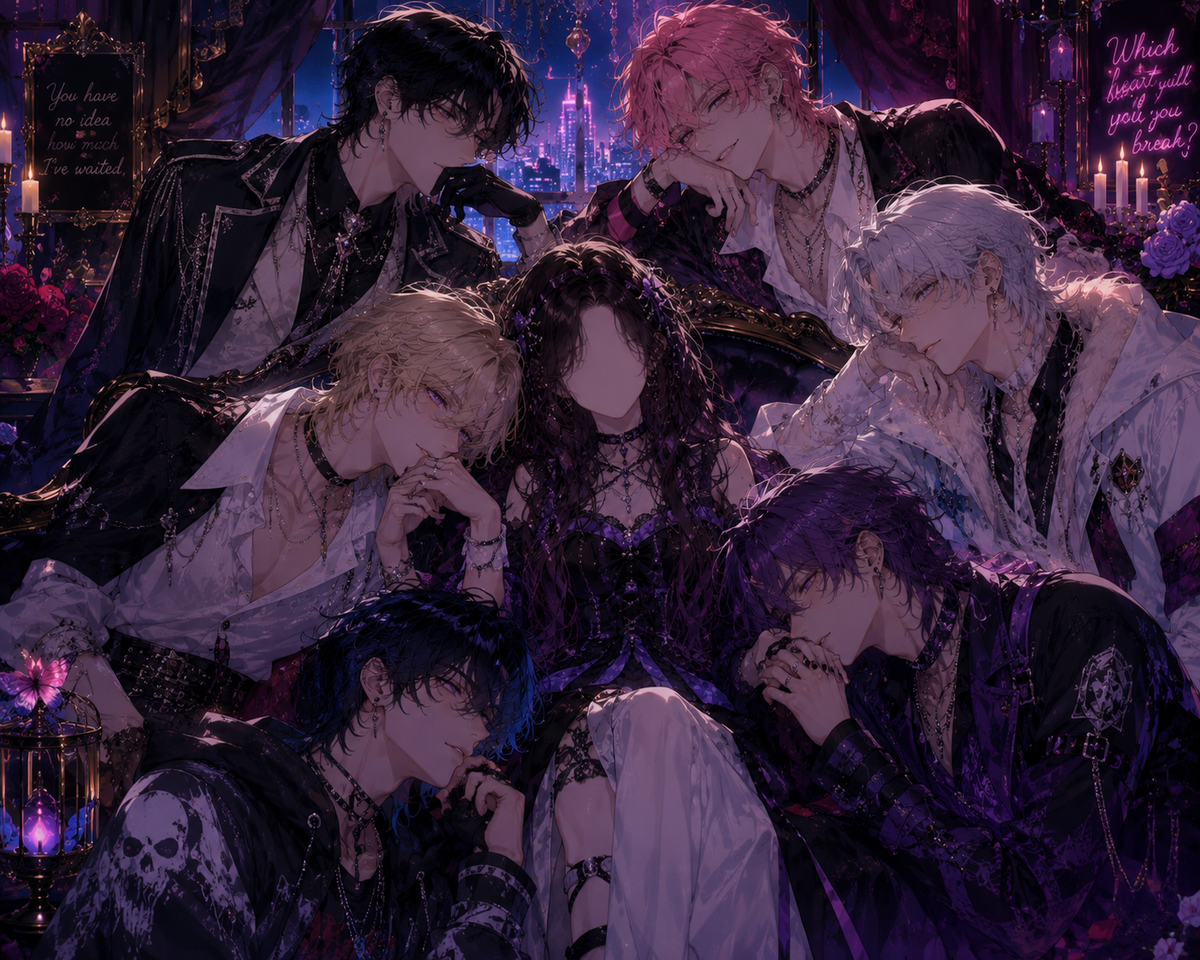 Six Hearts — An Unethical Love (Otome RPG)