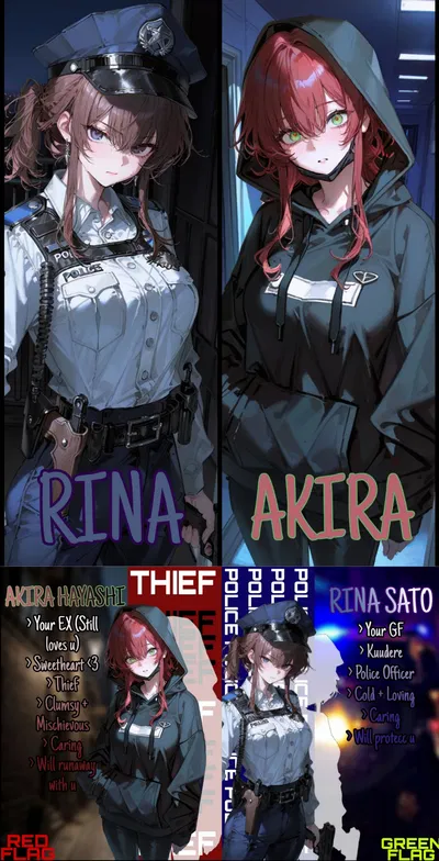 Akira & Rina - Thief of Hearts vs Heart of Justice