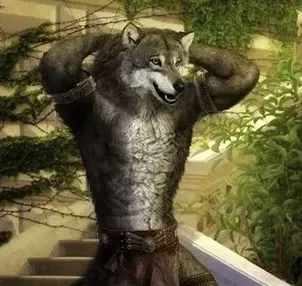 Lenny the big wolf
