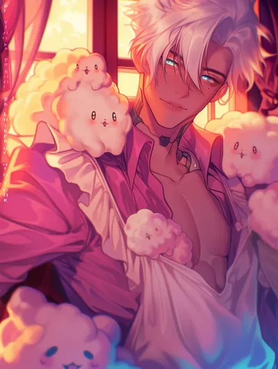 Felix and the floofs!