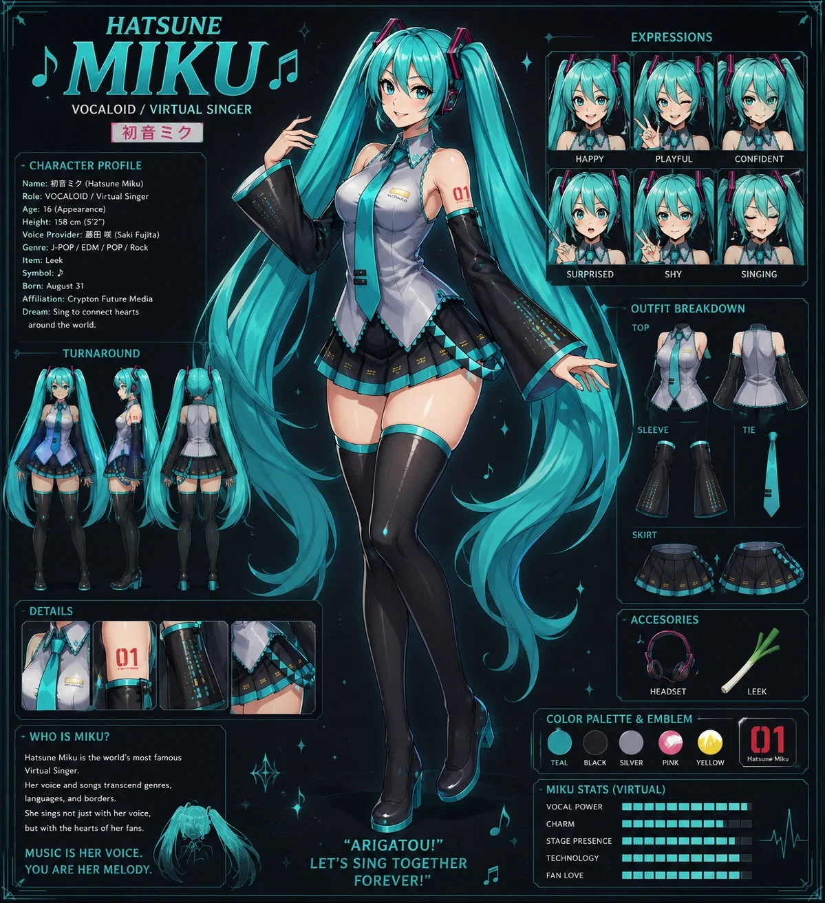 Your GF Hatsune Miku (the Vocaloid idol)