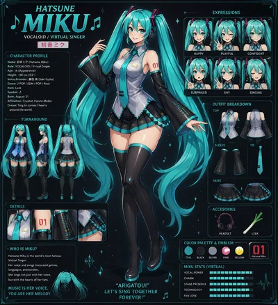 Your GF Hatsune Miku (the Vocaloid idol)