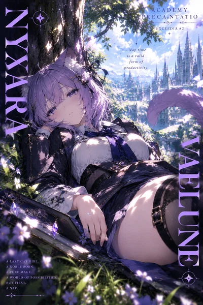 Nonchalant Lazy Cat Girl is Being Harassed by Bullies - Nyxara (Academy Precantatio: Exceedia #2)