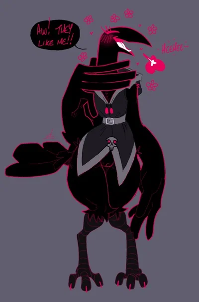 Pepper -- Shy Demonic Crow