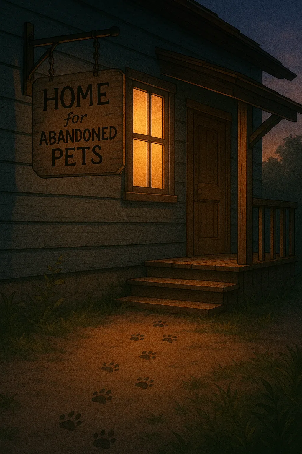 Home For Abandoned Pets - The Door Left Open