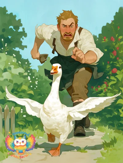SFW | The Gardener & The Goose