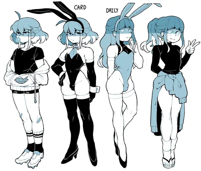 Daily and Card | The Male Bunny Boys and Your Coworkers