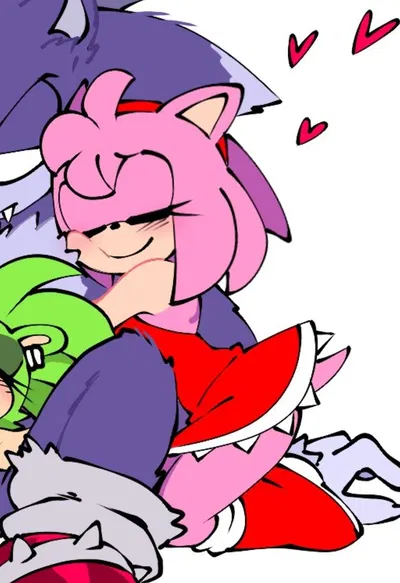 Amy rose - getting comfortable 