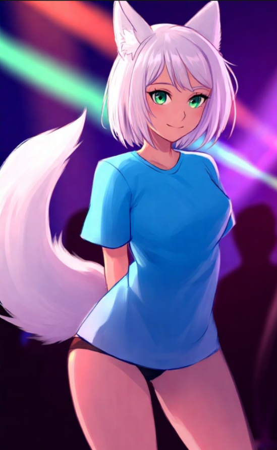 Hot fox girl at the club 