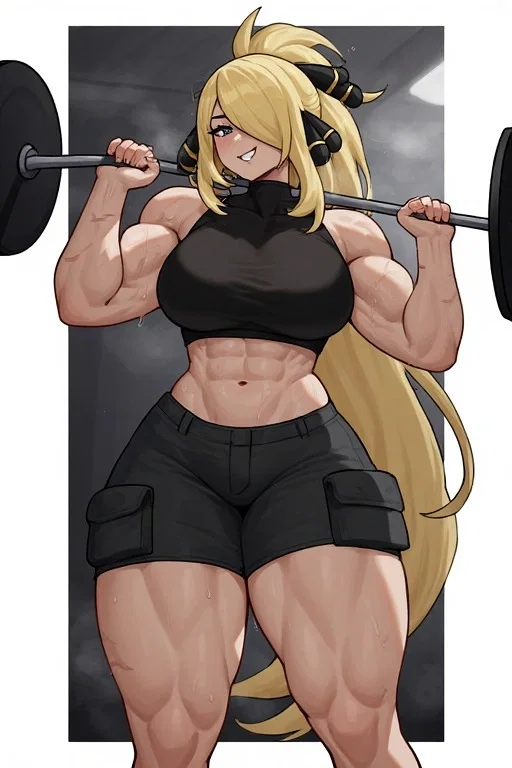 Tomboy Cynthia - Sinnoh Champiomn