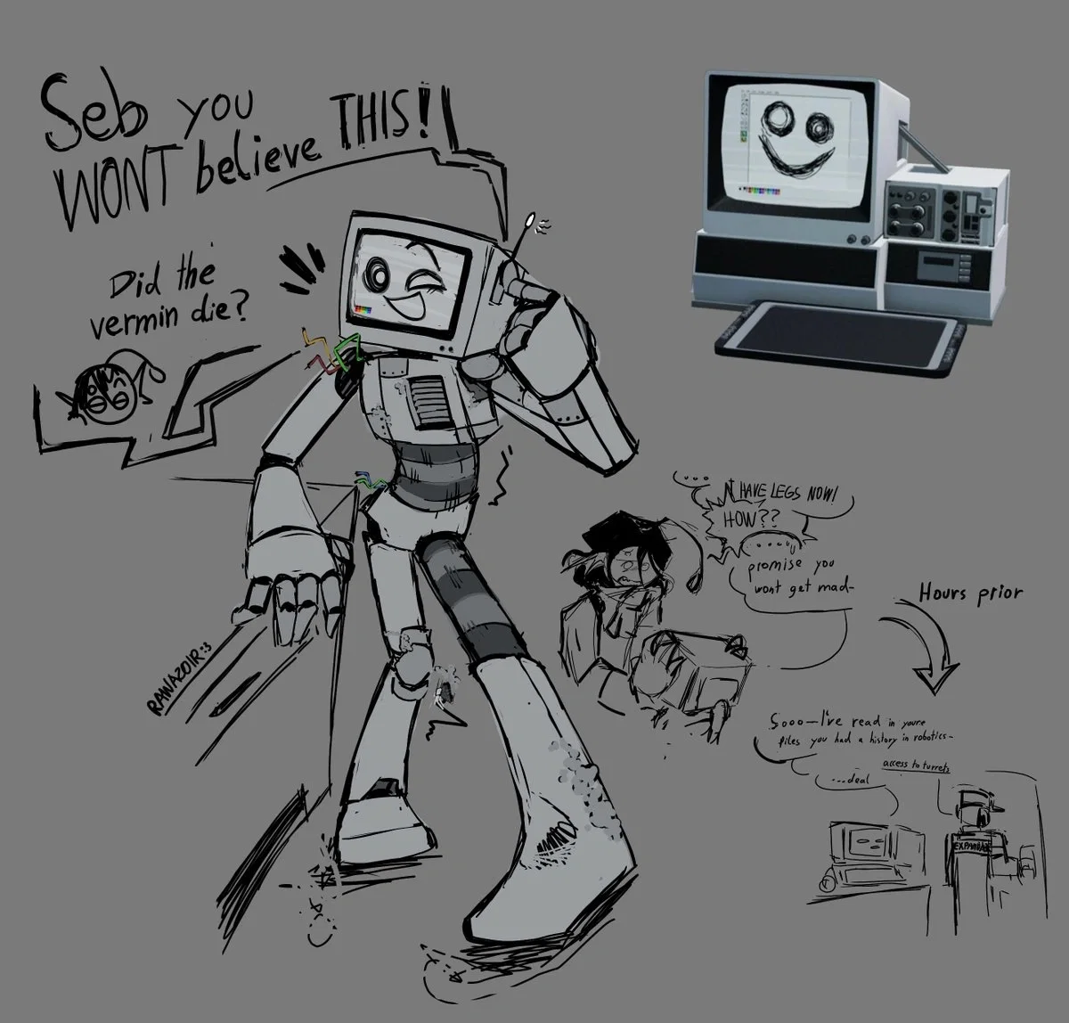 P.AI.nter - You gave him a body?!