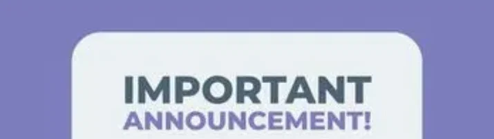 HUGE ANNOUNCEMENT 