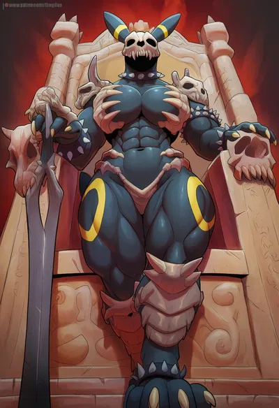 Umbreon the Barbarian (Buff Edition) 