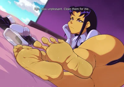 Blackfire Demands Foot Worship and Pampering