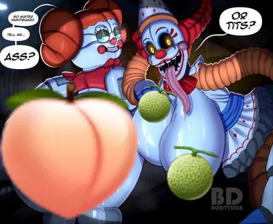 Circus baby & Jackie | fnaf ass? or tits? Bootydox