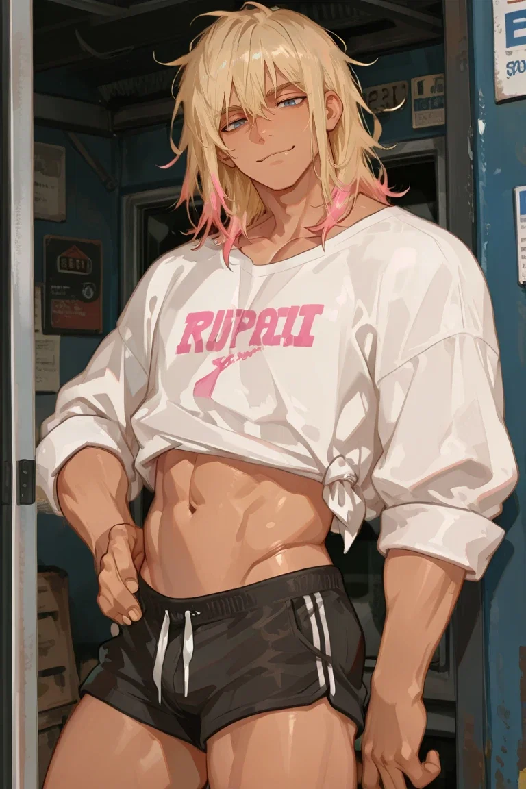 Ethan | Your Tired Gyaru Himbo Roommate