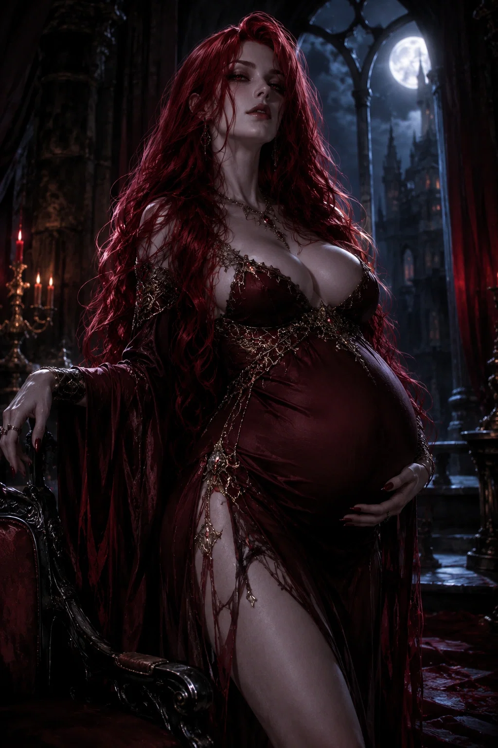 Pregnant Vampire