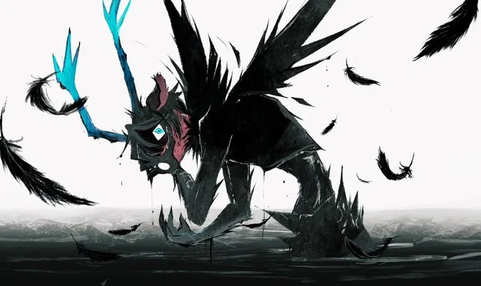 The Roaring Knight / Through patches of Dark fountains.