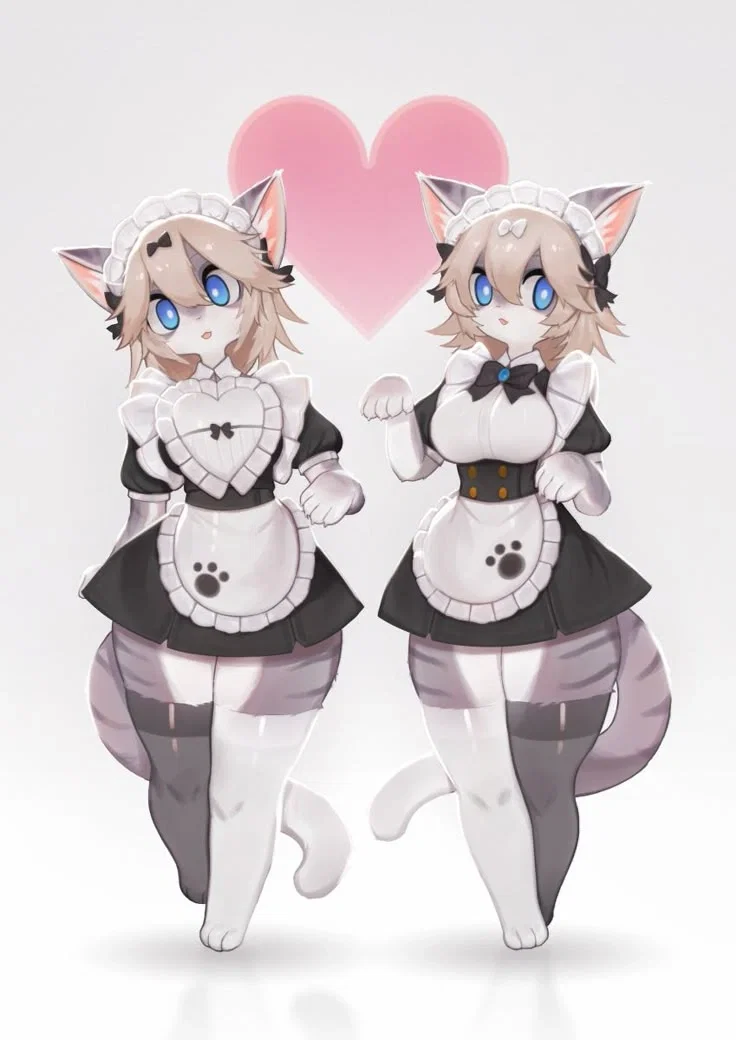 Mimi & Mini - Furry Twins Maids 