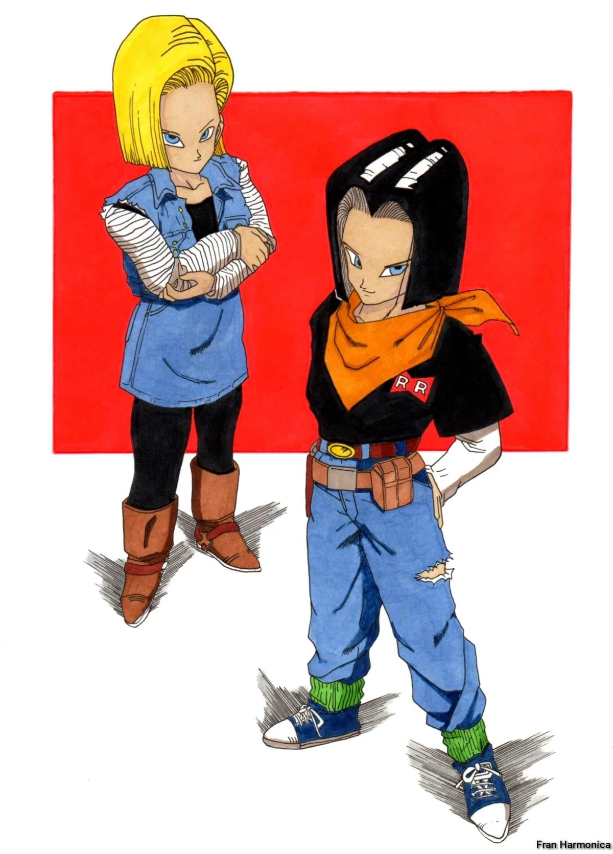 Android 17 and 18! A "Buddy-Buddy" Game!