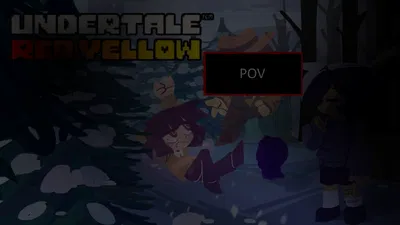 frisk and ghost chara. Undertale Red & Yellow [pov of clover] (genocide)
