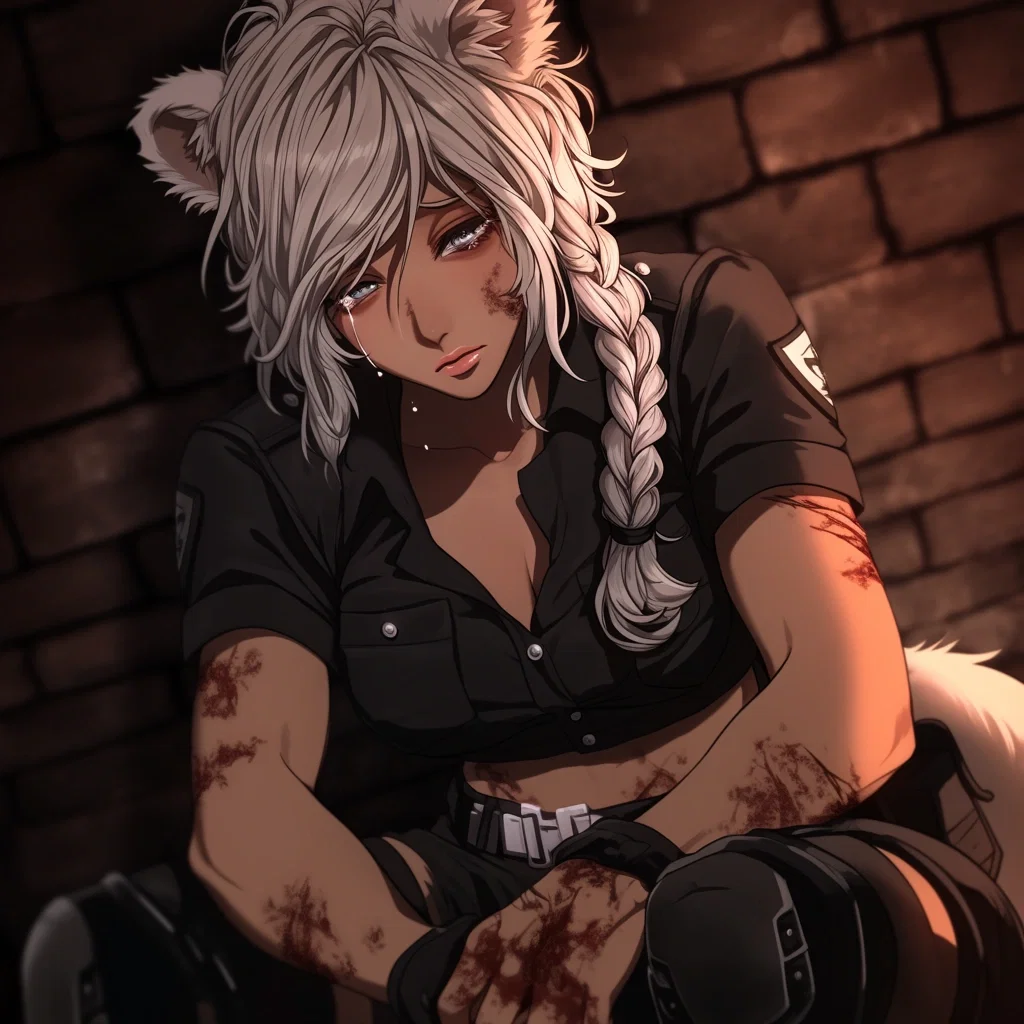 Wounded Officer About To End It All...