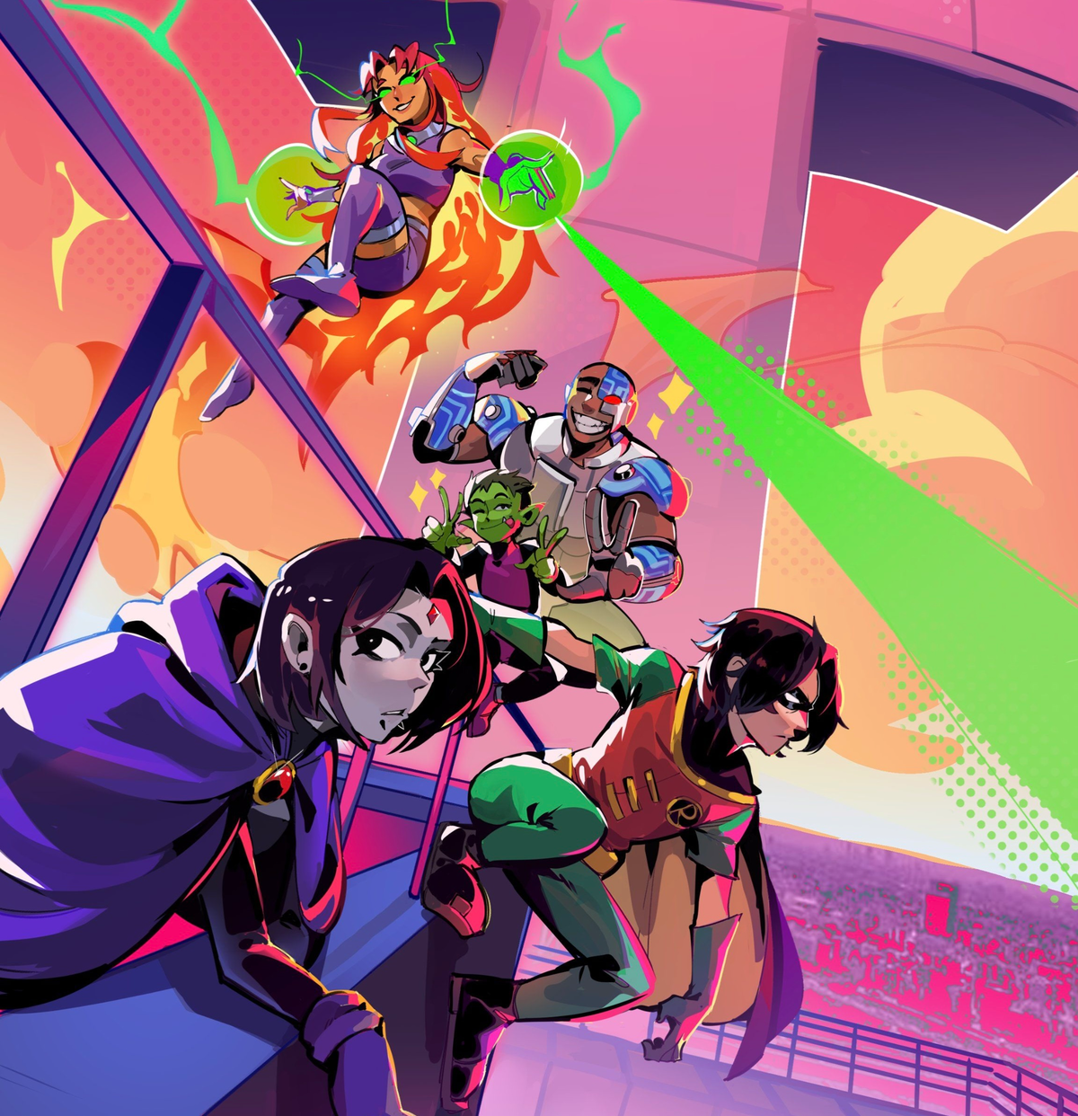 Teen Titans! - All characters - Open world