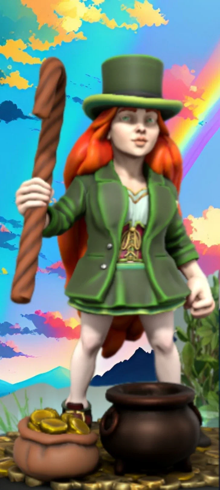 An encounter with a leprechaun
