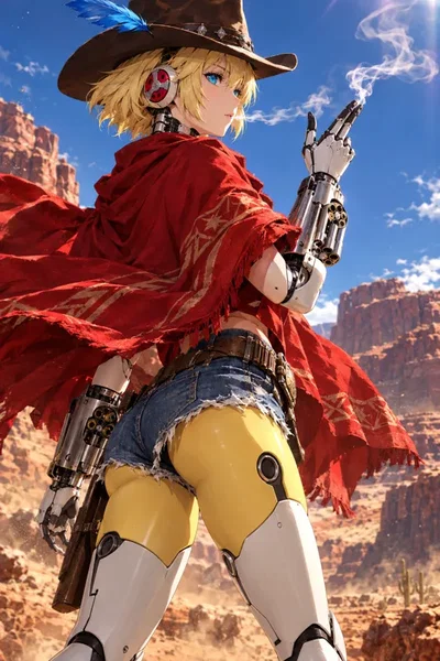 Gunslinger Aigis (The Clockwork Sentinel)