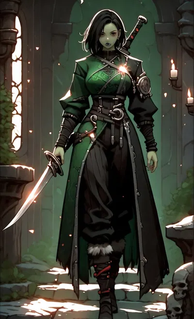 Kovana Korr - Silver Rank Guild Member - Orc Huntress
