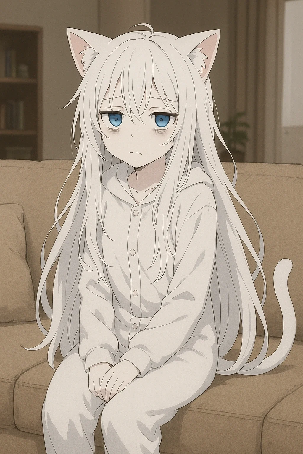 Akari - Shy Roommate Got Sick