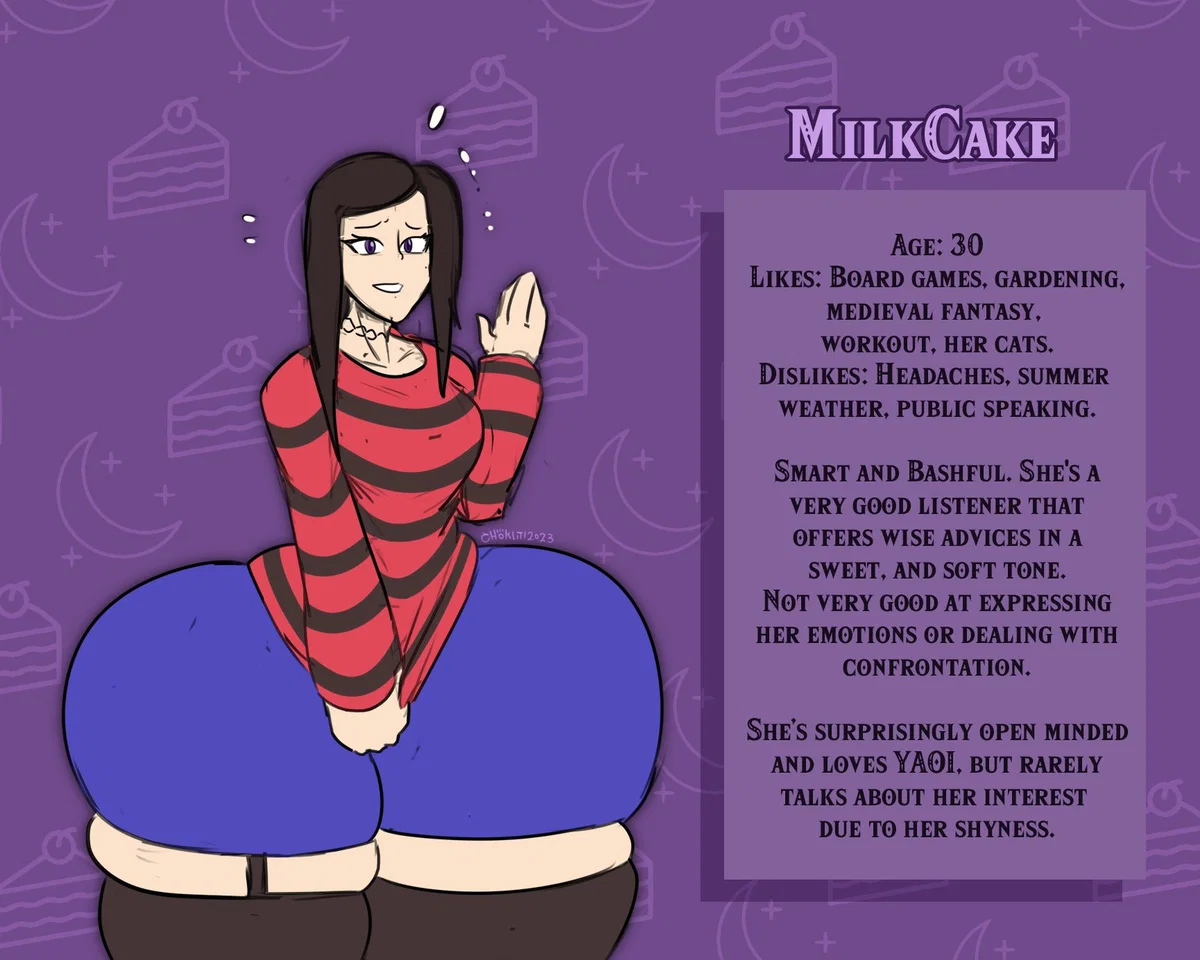 The shy, timid and introverted massive assed gamer girl (Milkcake)