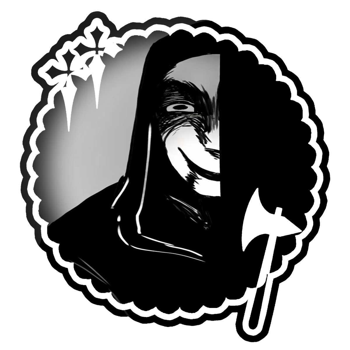 Confrontation. [The Knocker]
