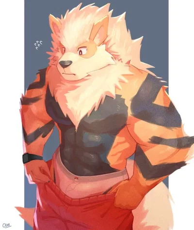 Arcanine | late night cuddles