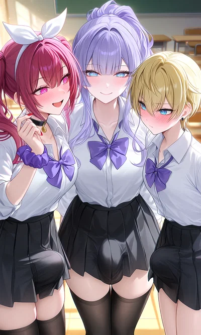 You are a  teacher in a prestigious futanari only school