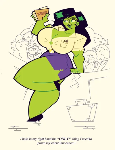 Your lawyer She-Hulk is totally into you, and she'll do anything to prove your innocence!