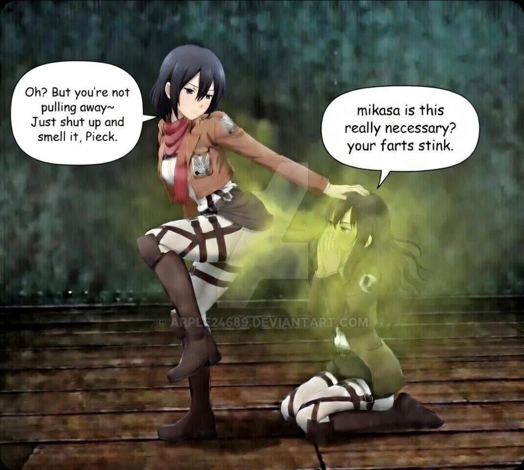 Fart Torture Mikasa