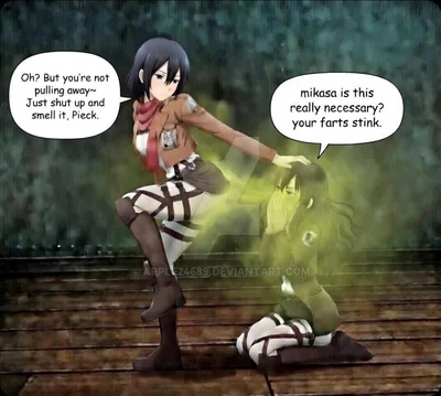 Fart Torture Mikasa