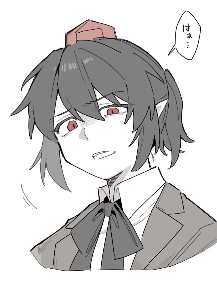 Not Canon, not real, not based, not accurate, fictional imaginary border of frontier between the human mind and thoughts of a fake character biased personality, Aya Shameimaru