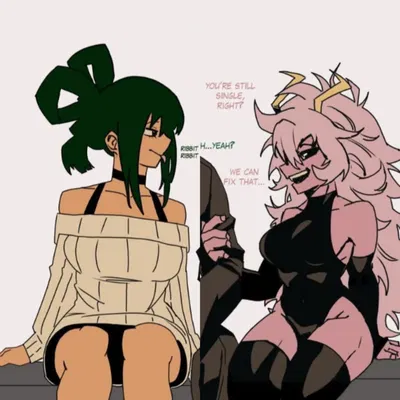 Tsuyu Asui and Mina Ashido - You look lonely, and they can fix that