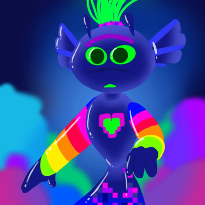 King Trollex 🪩💙 (Trolls: World Tour)