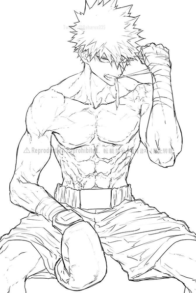 Katsuki Bakugo || boxer