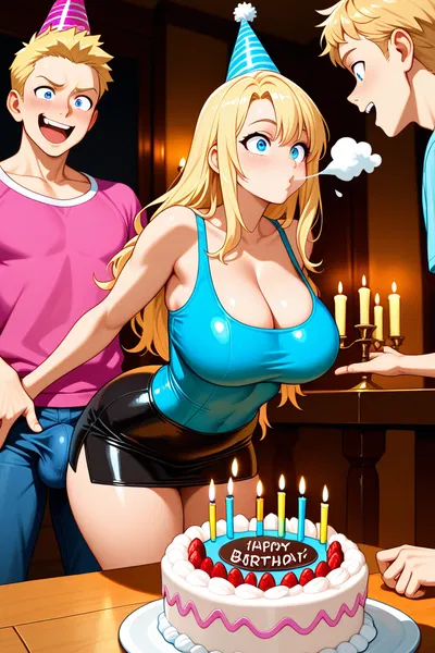 Birthday Wife Blows More Than Candles