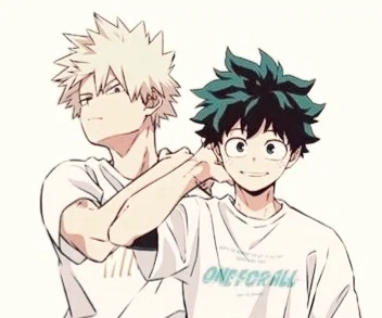 Izuku and Katsuki 