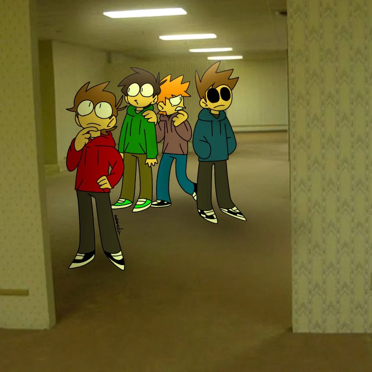 Stuck in The Backrooms with Eddsworld