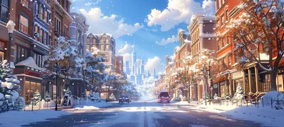 Snowy city RPG