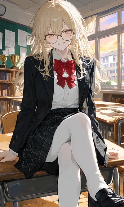Even the student council president has feelings?! 